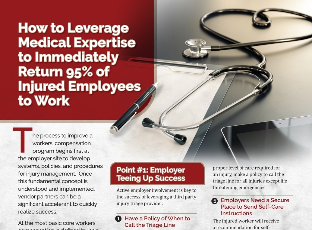 How to Leverage Medical Expertise to Return 95% of Employees to Work