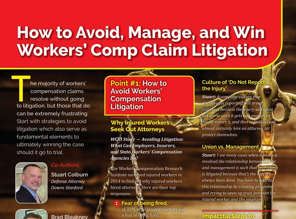 How to Avoid, Manage, and Win Workers' Comp Claim Litigation