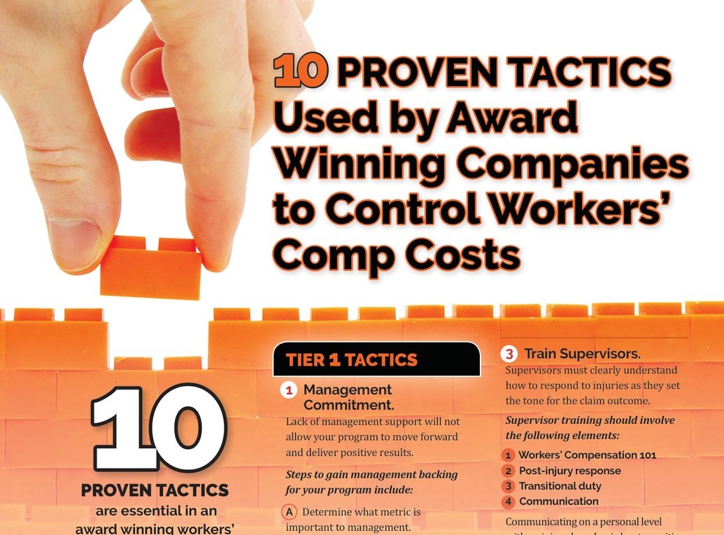 10 Tier-1 Tactics to Build a Workers' Comp Program