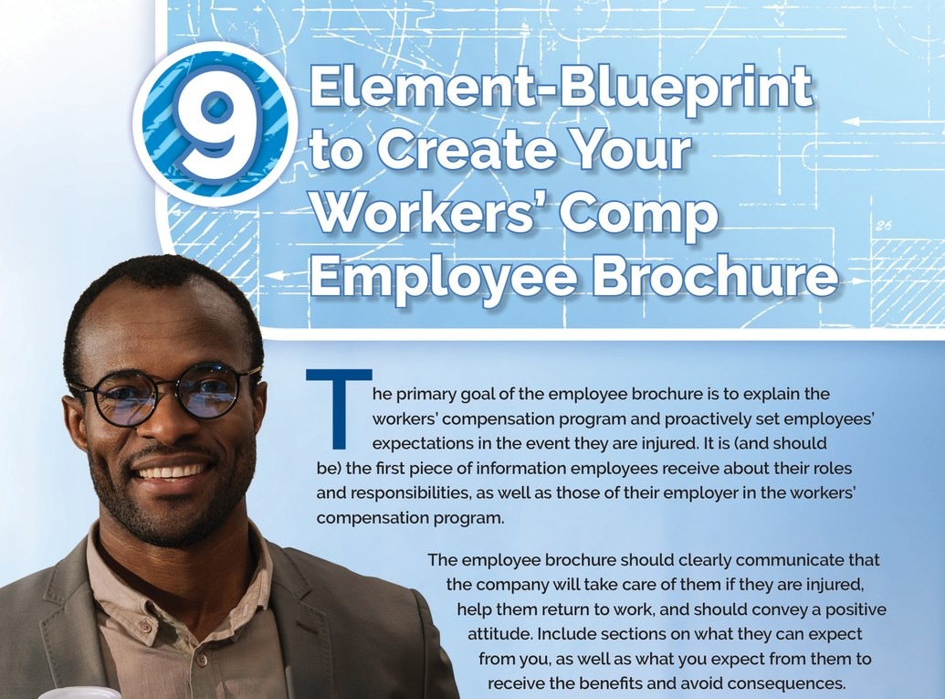 Blueprint to Create Your Workers' Comp Employee Brochure